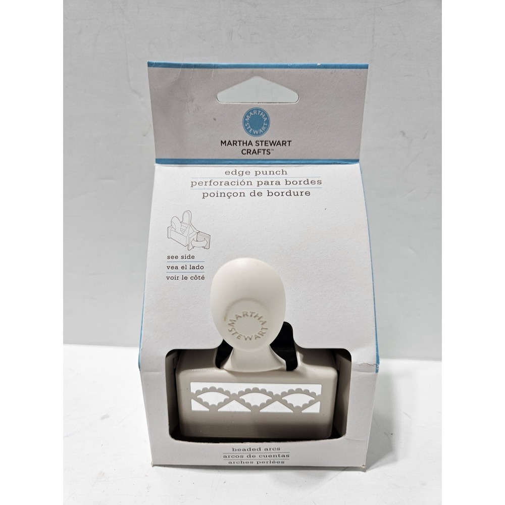 Martha Stewart Beaded Arcs Paper Punch Border, Edge Crafting